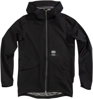 100% Hydromatic Parka - Black - Large 39009-001-12