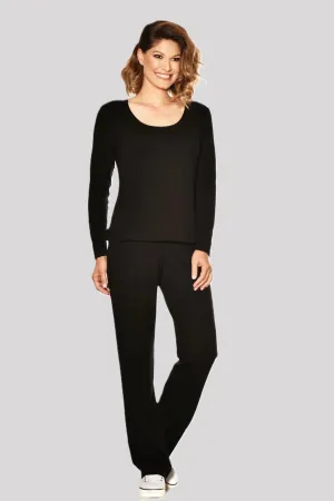 2783 Easy Fit Long Sleeve Scoop Neck Top