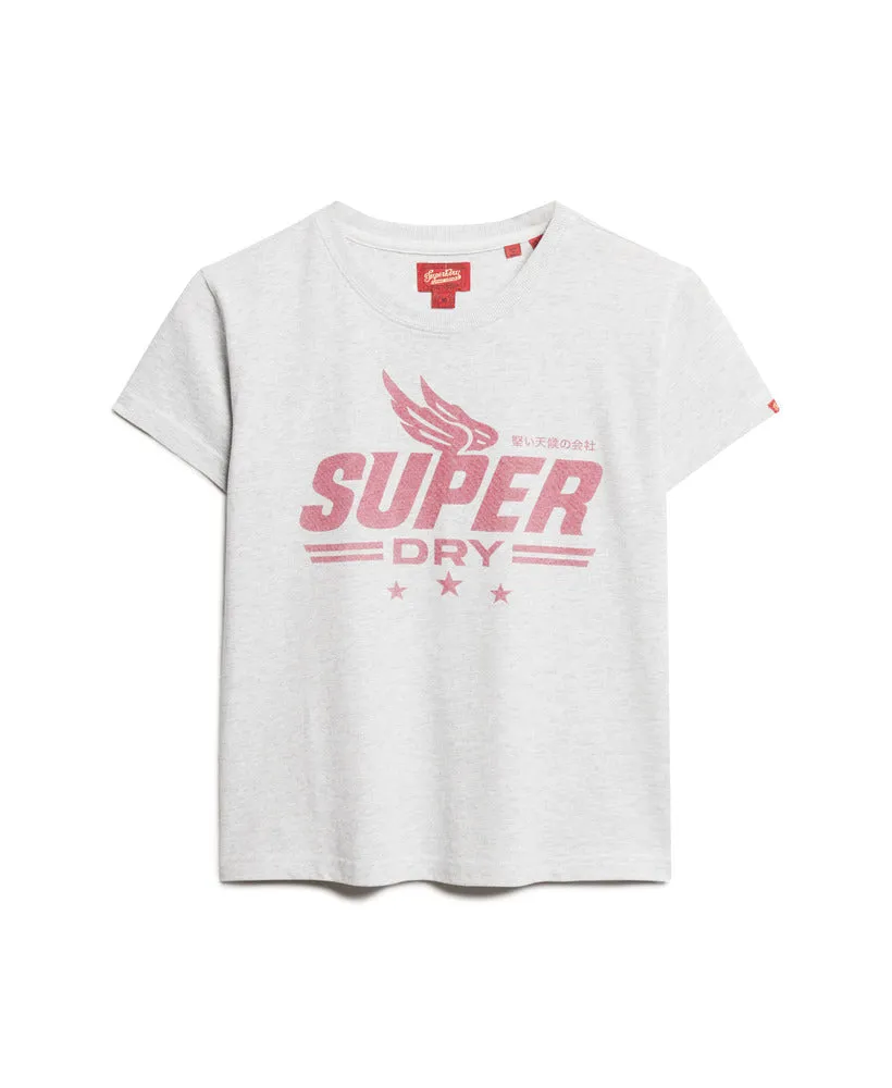 Acrhive Kiss Printed T-Shirt - Flake Grey Marl