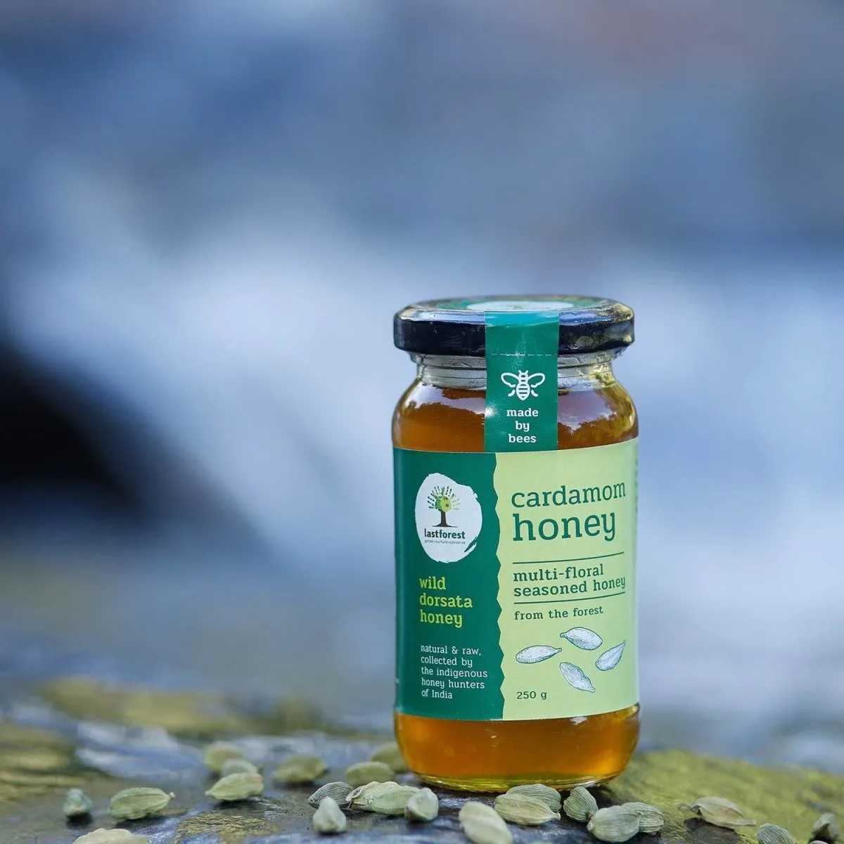 Cardamom Spiced Wild Honey - 250gms