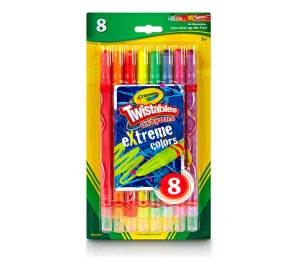 Crayola Twistables Crayons Extreme 8ct for Kids 529738