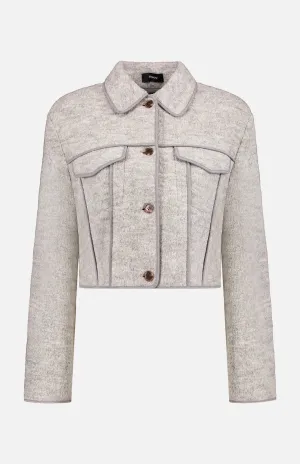 Crop Boucle Jacket