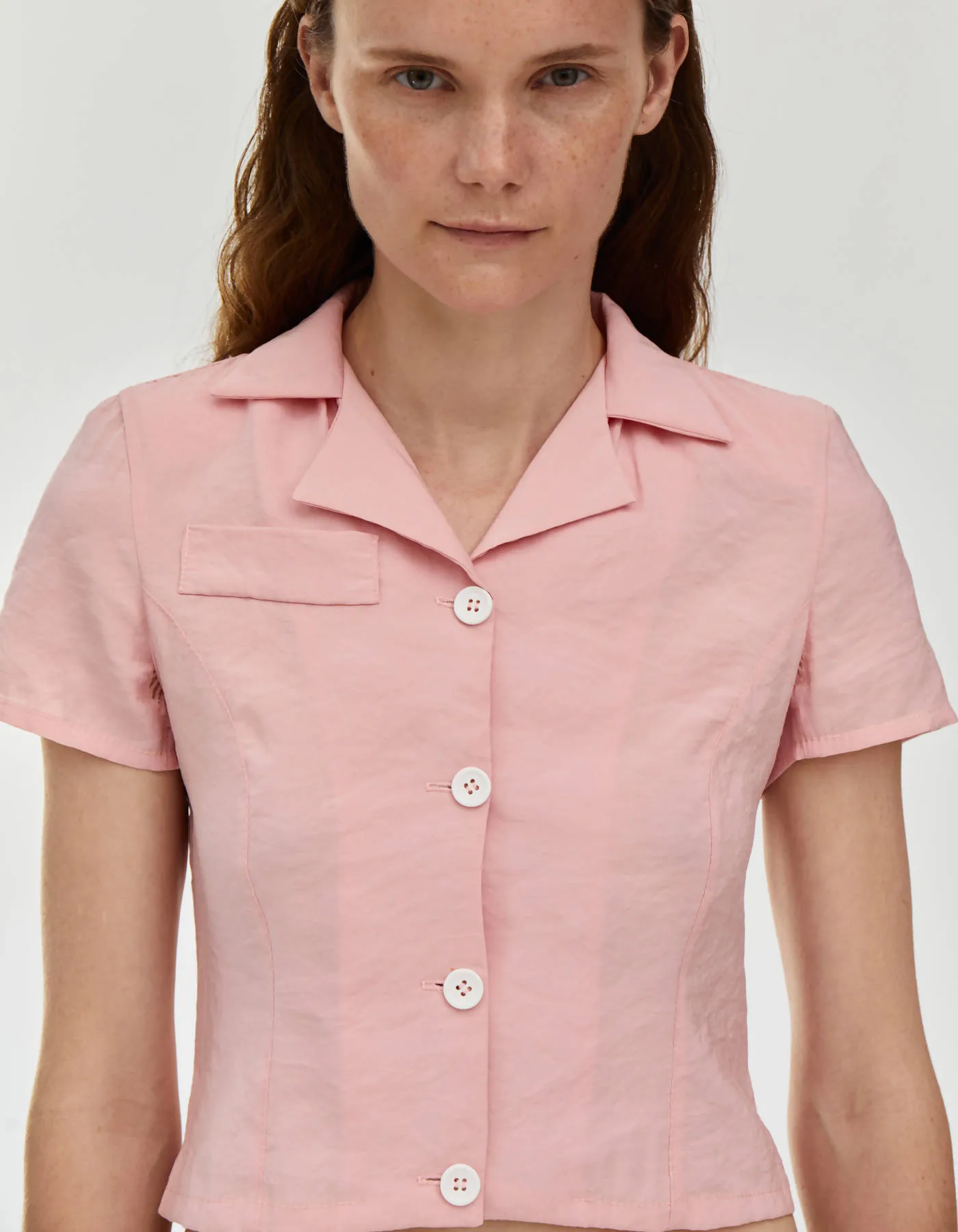 Cropped Jacket - Pink