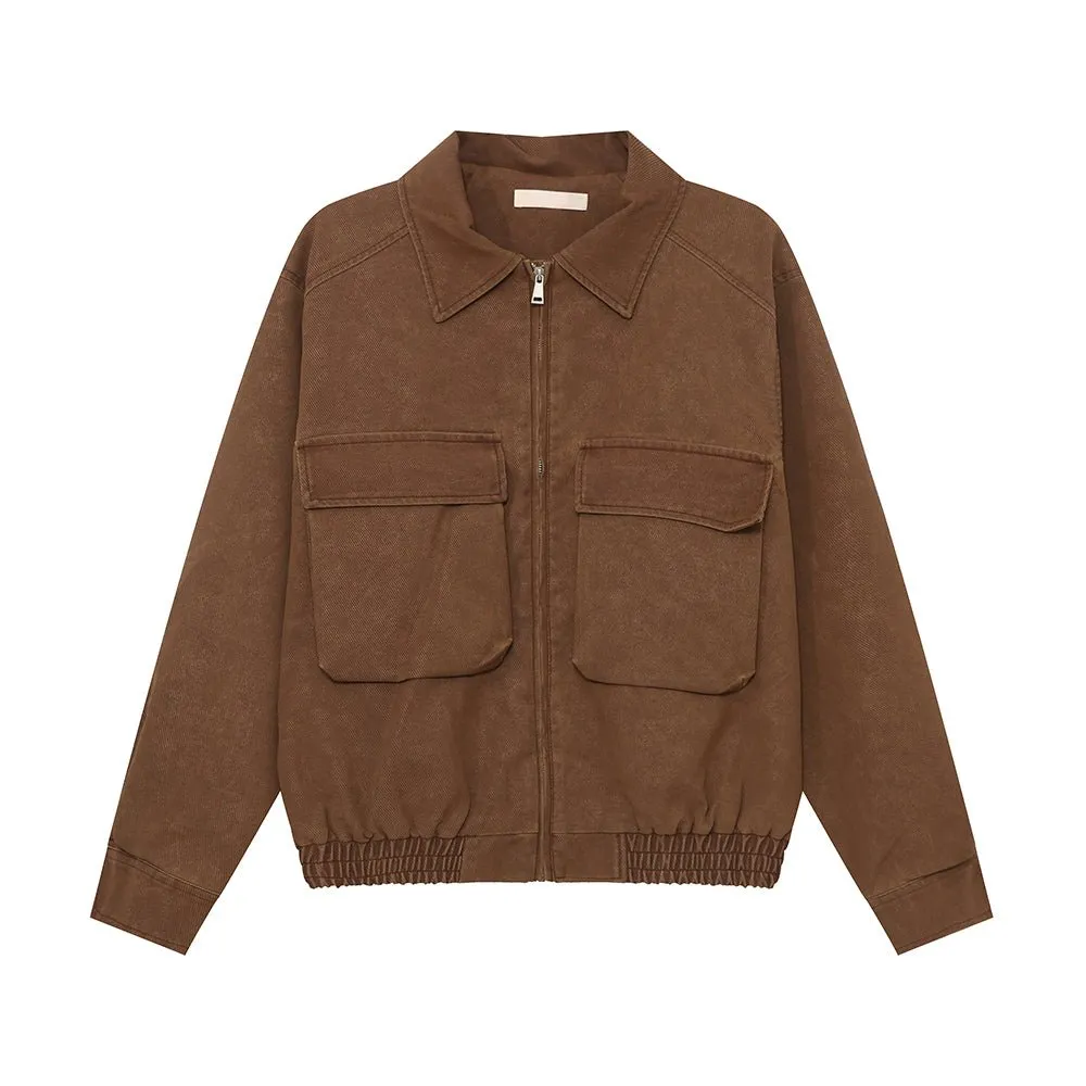 Cropped zipper jacket OR3483