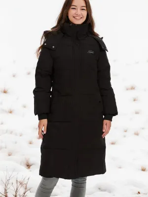 Dames Winter Parka - Warm, Afneembare Capuchon, Lange Mouwen, Elegant