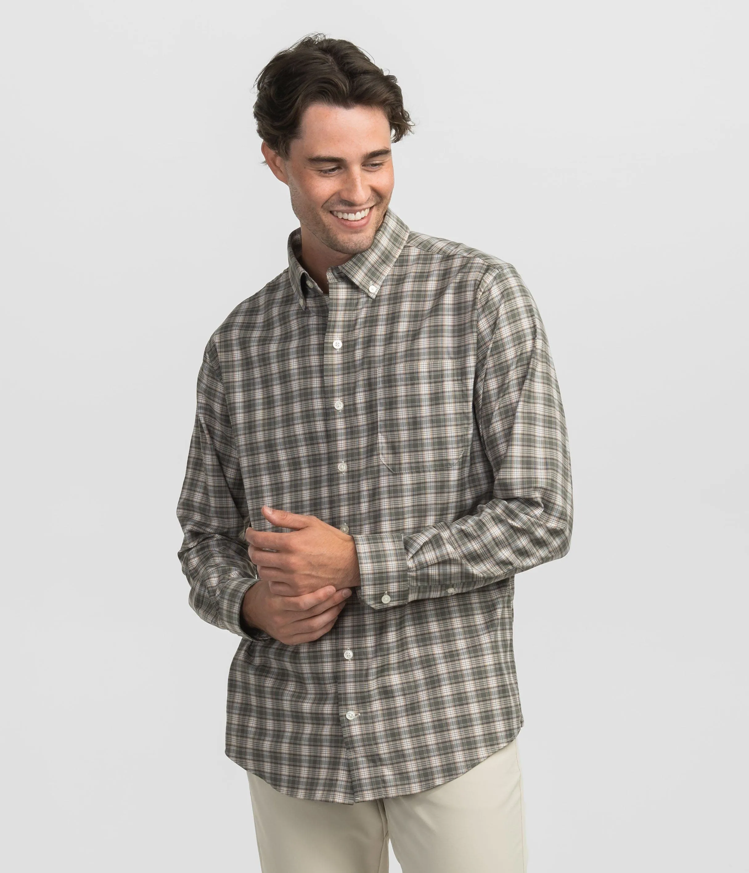 Edmonton Plaid LS - Deep Forest