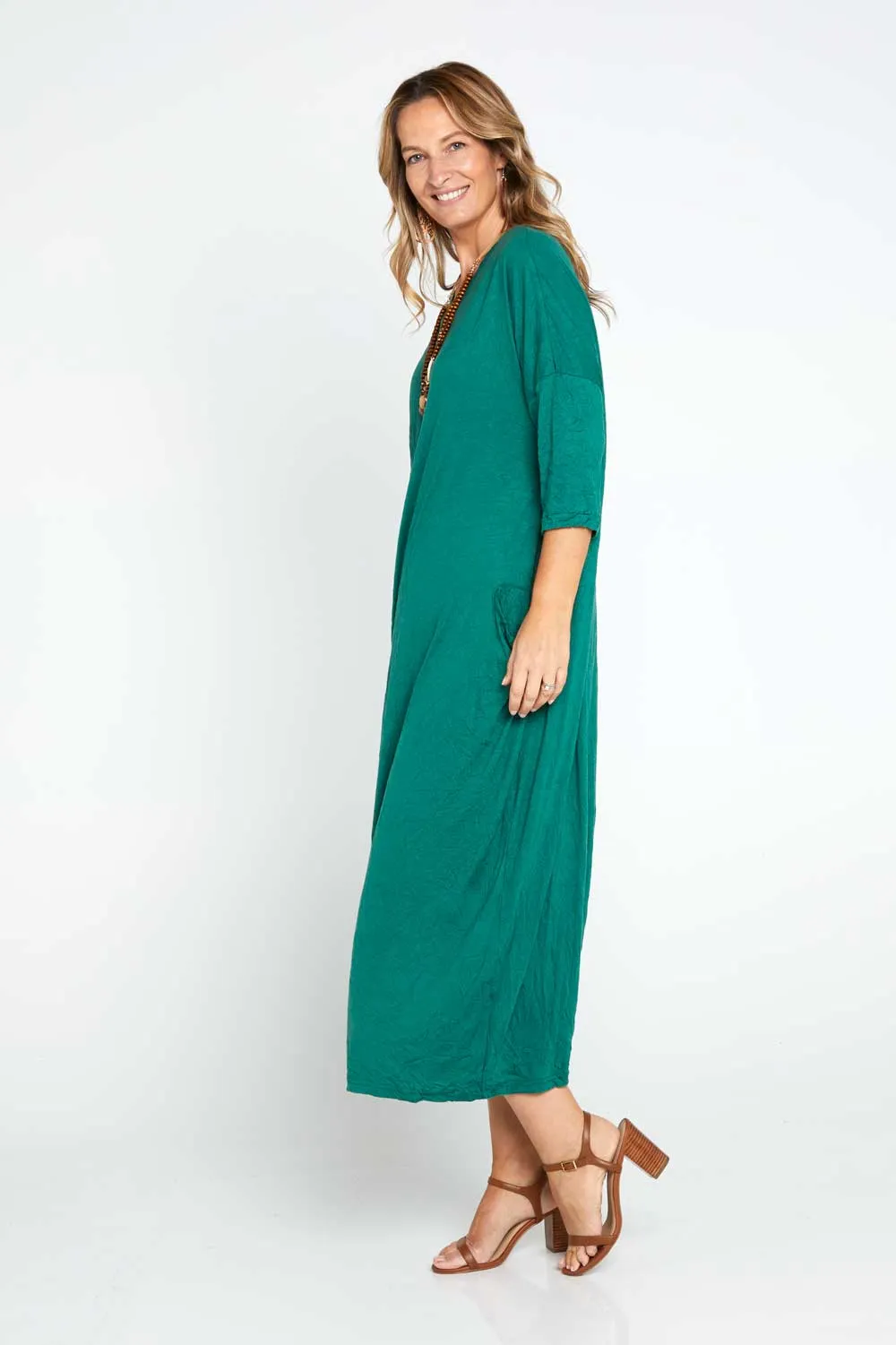 Elvira Dress - Forest Green