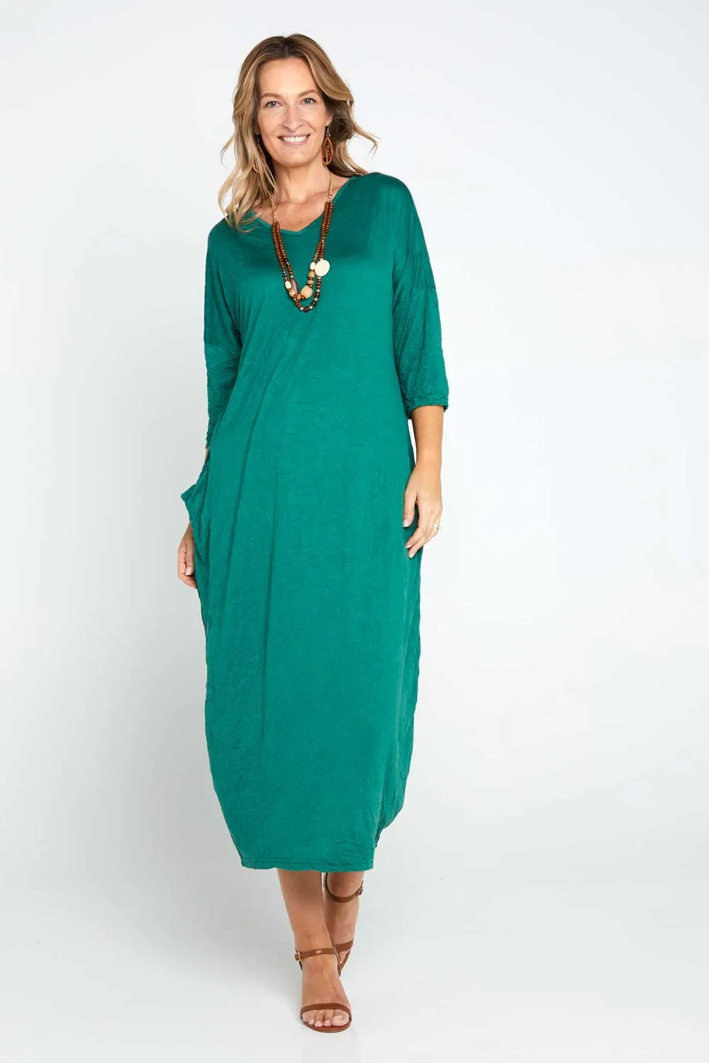 Elvira Dress - Forest Green