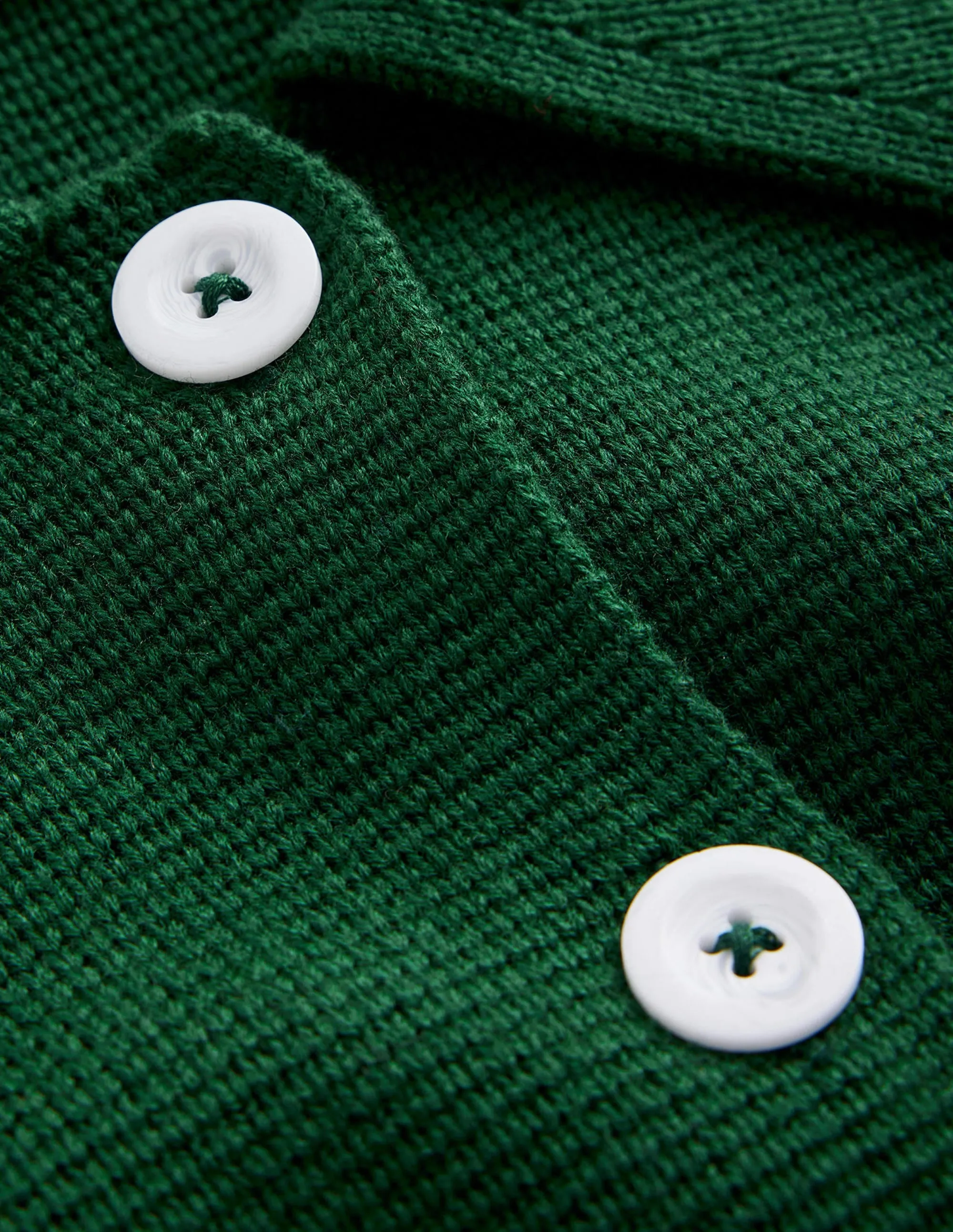 Emily Wool Blend Cardigan-Hunter Green
