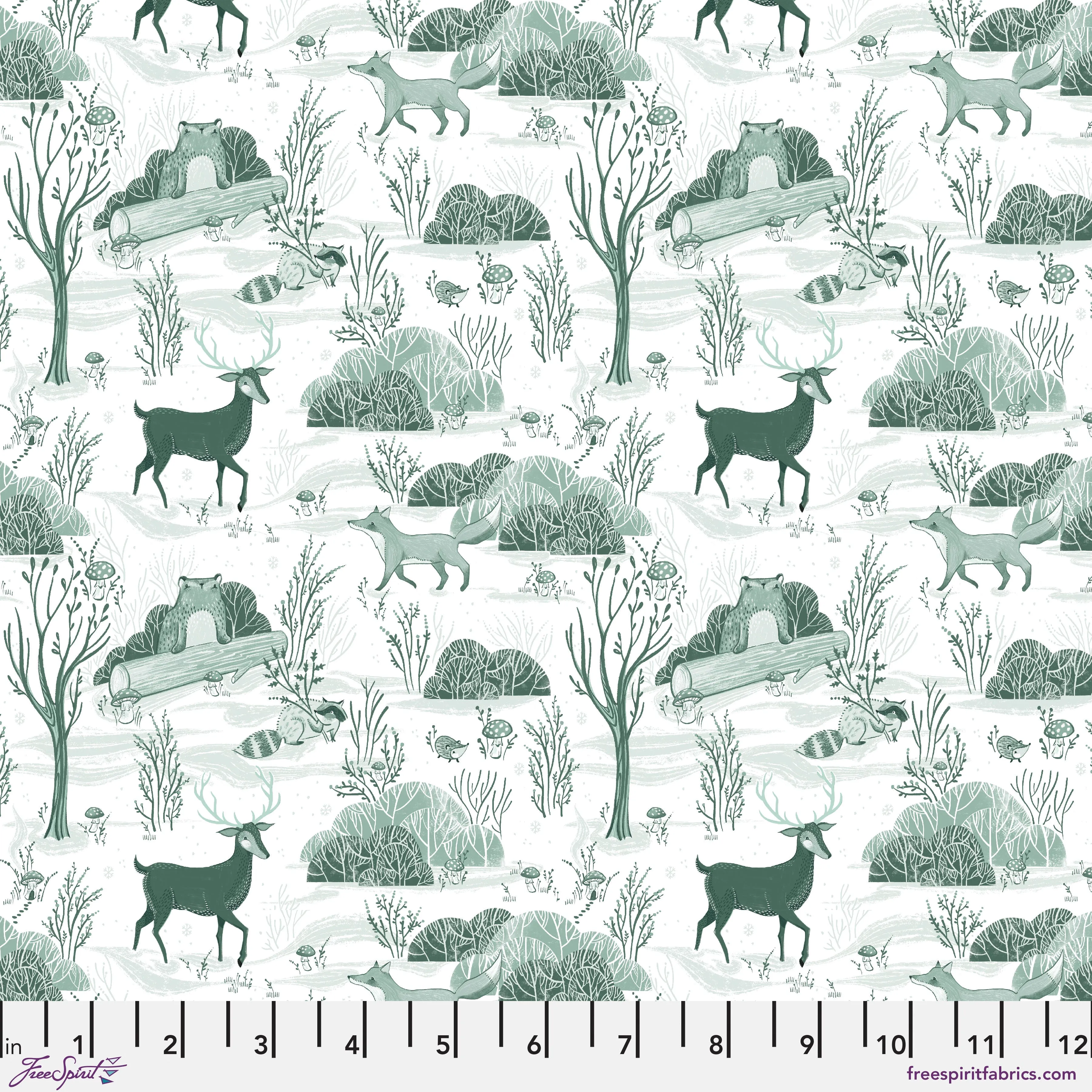 Enchanted Forest | Day in the Woods - White by Cori Dantini for Free Spirit | PWCD079.XWHITE