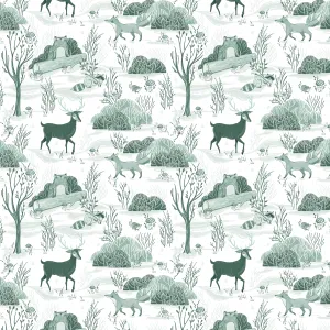 Enchanted Forest | Day in the Woods - White by Cori Dantini for Free Spirit | PWCD079.XWHITE