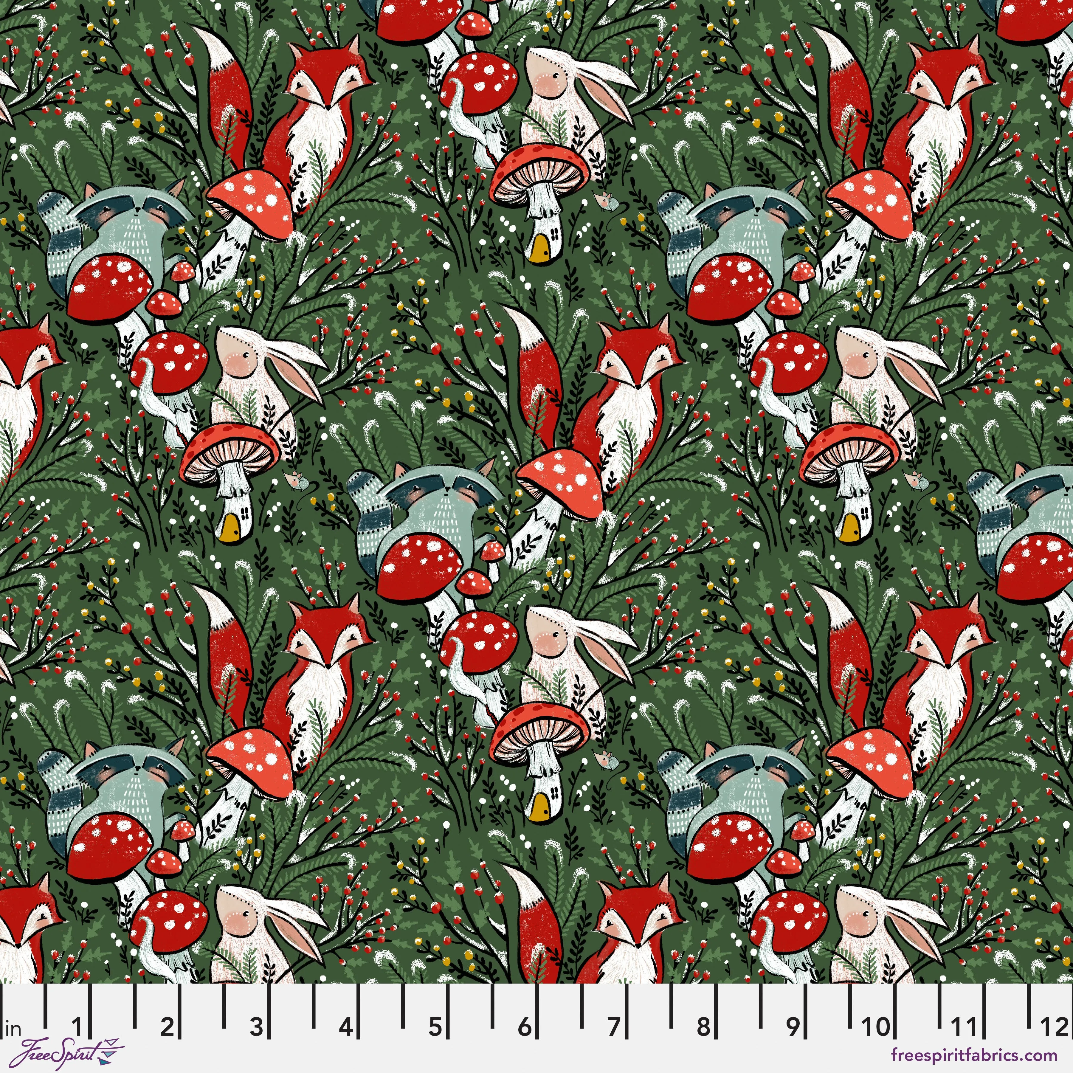 Enchanted Forest | In the Thick of It - Evergreen by Cori Dantini for Free Spirit | PWCD071.XEVERGREEN