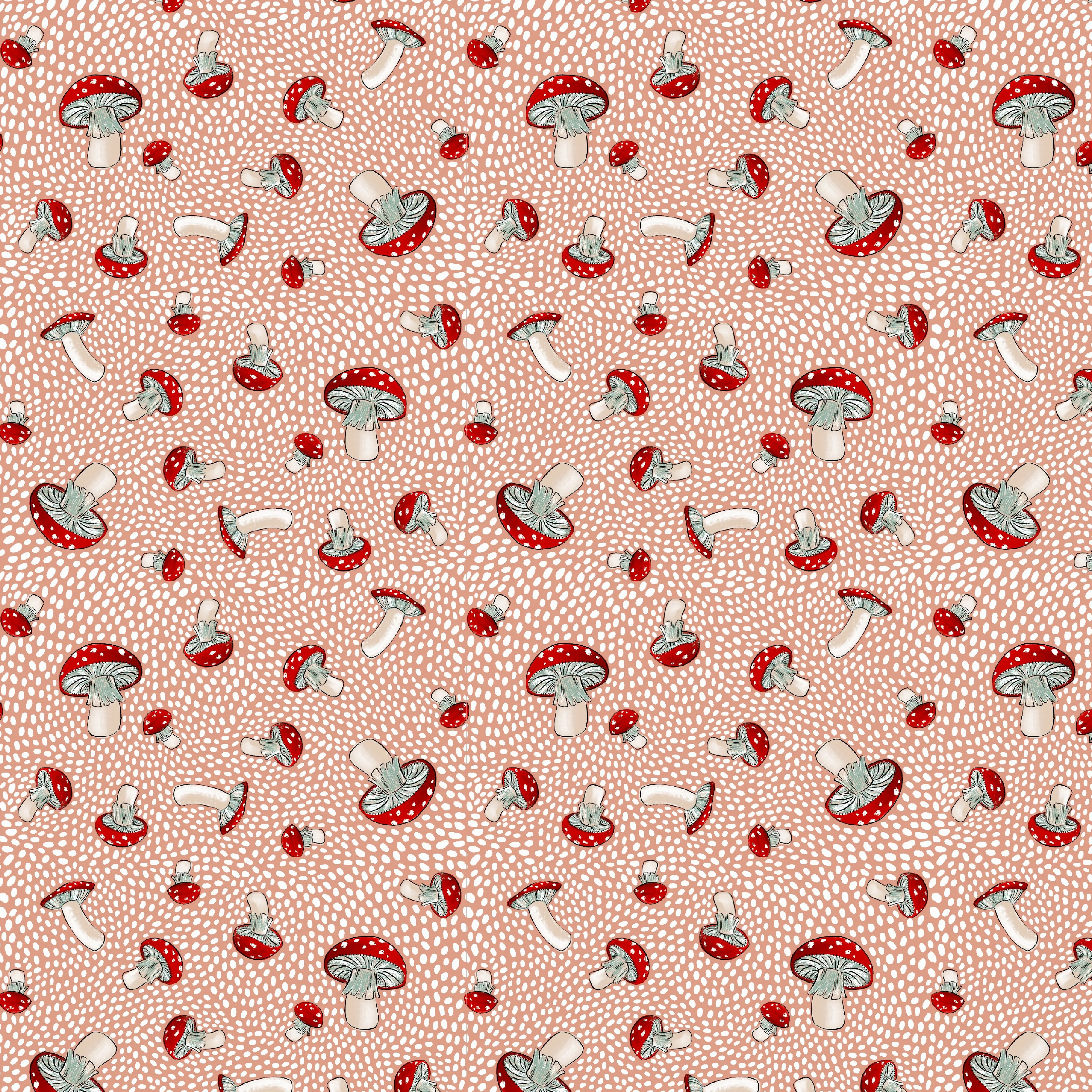 Enchanted Forest | Toadstool - Pink by Cori Dantini for Free Spirit | PWCD076.XPINK