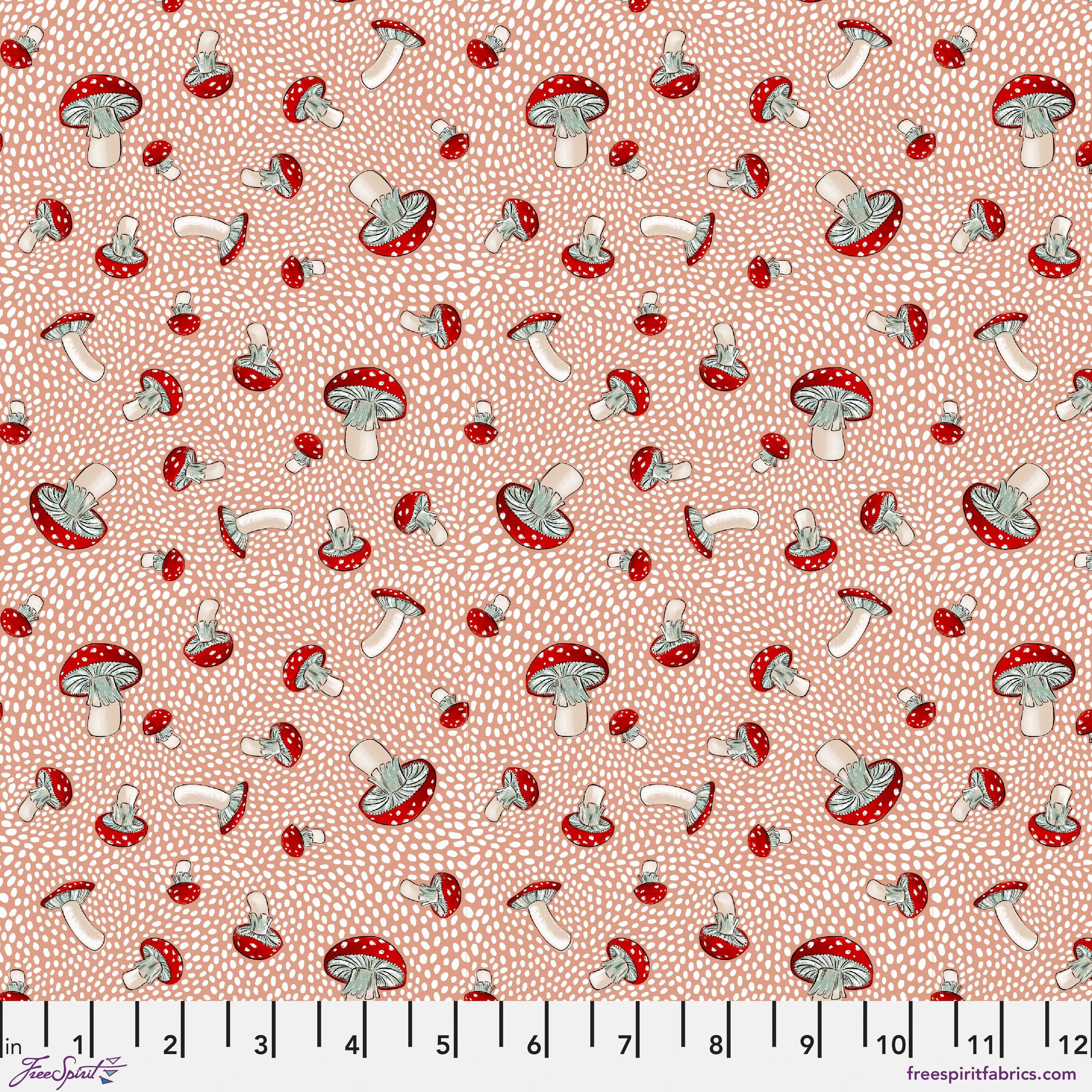 Enchanted Forest | Toadstool - Pink by Cori Dantini for Free Spirit | PWCD076.XPINK