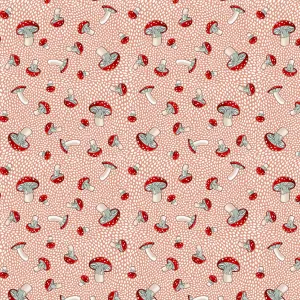 Enchanted Forest | Toadstool - Pink by Cori Dantini for Free Spirit | PWCD076.XPINK