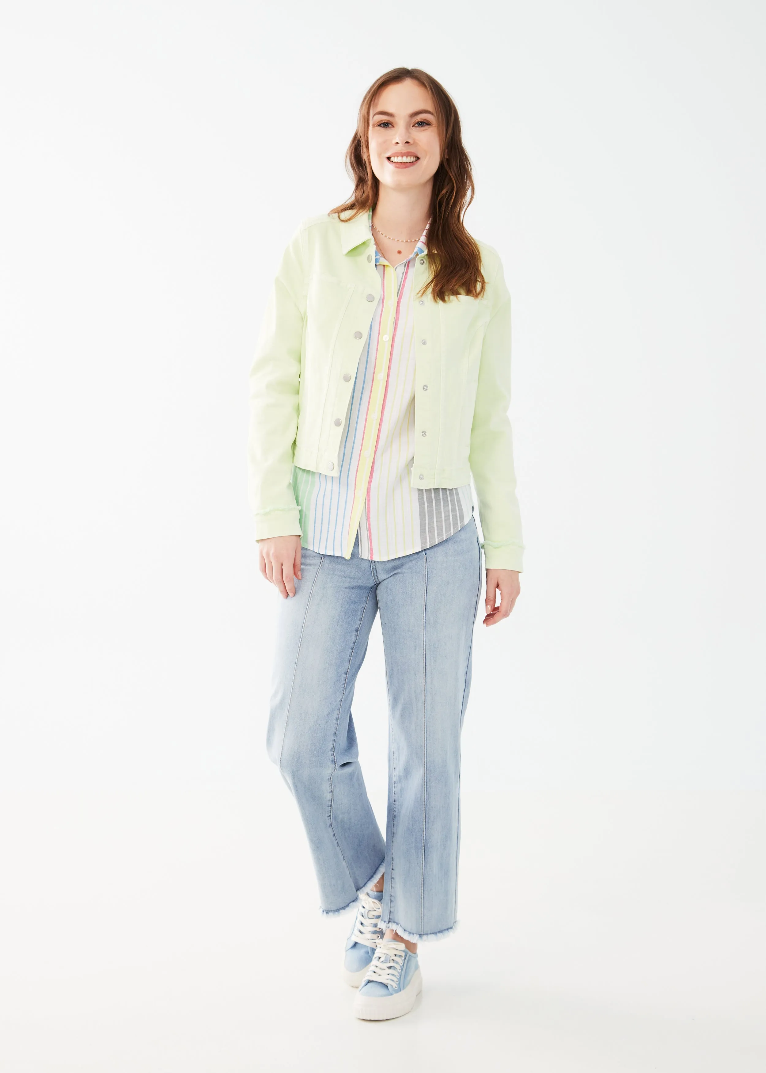 Euro Twill Cropped Jacket. Style FD1449511