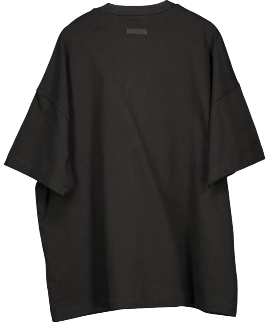Fear Of God Black Short Sleeve Tee UK L