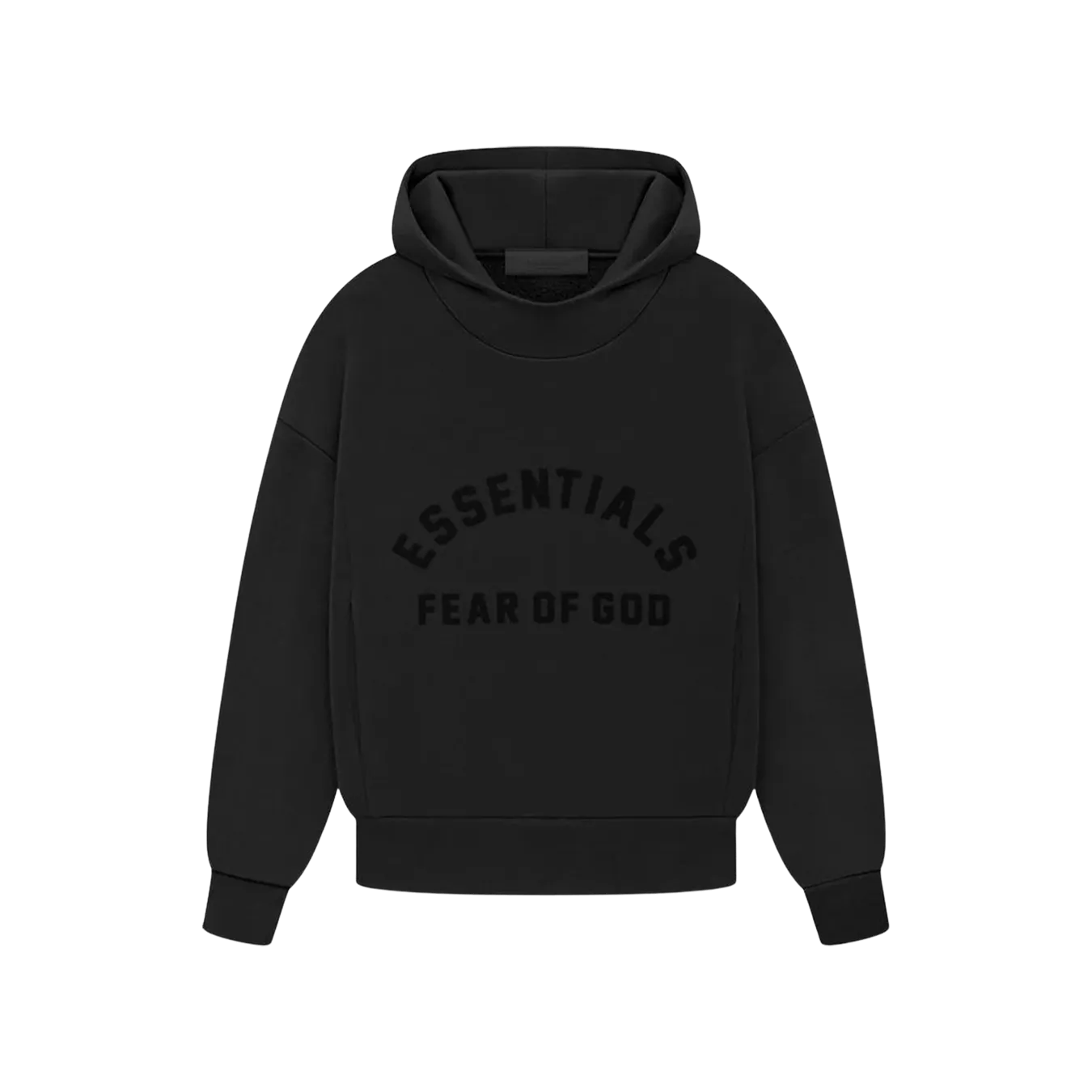 Fear of God Essentials Kids Hoodie 'Jet Black'