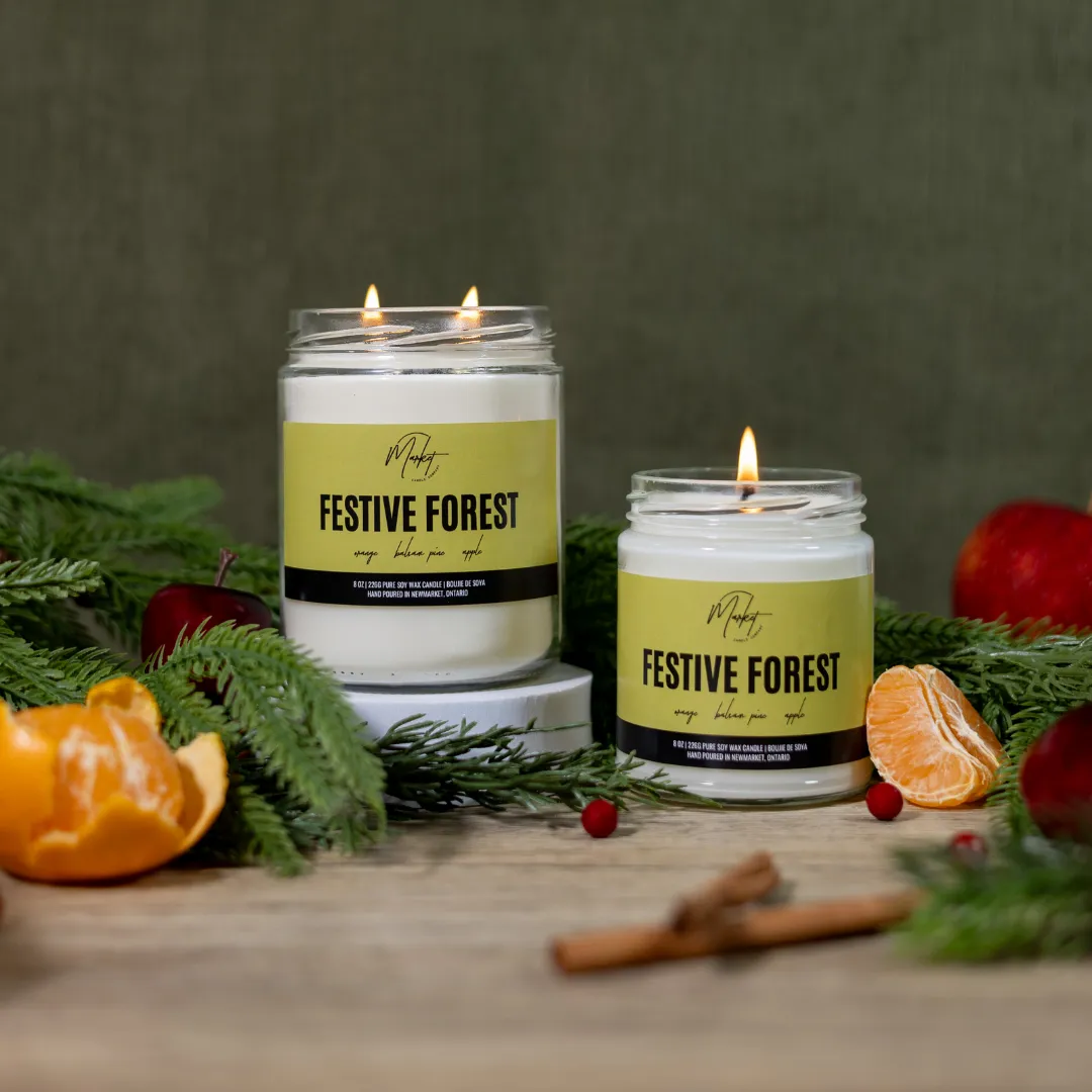 FESTIVE FOREST SOY CANDLE- WHOLESALE