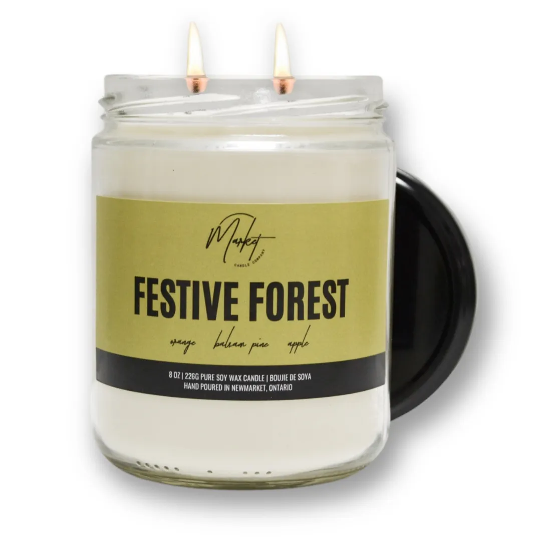 FESTIVE FOREST SOY CANDLE- WHOLESALE