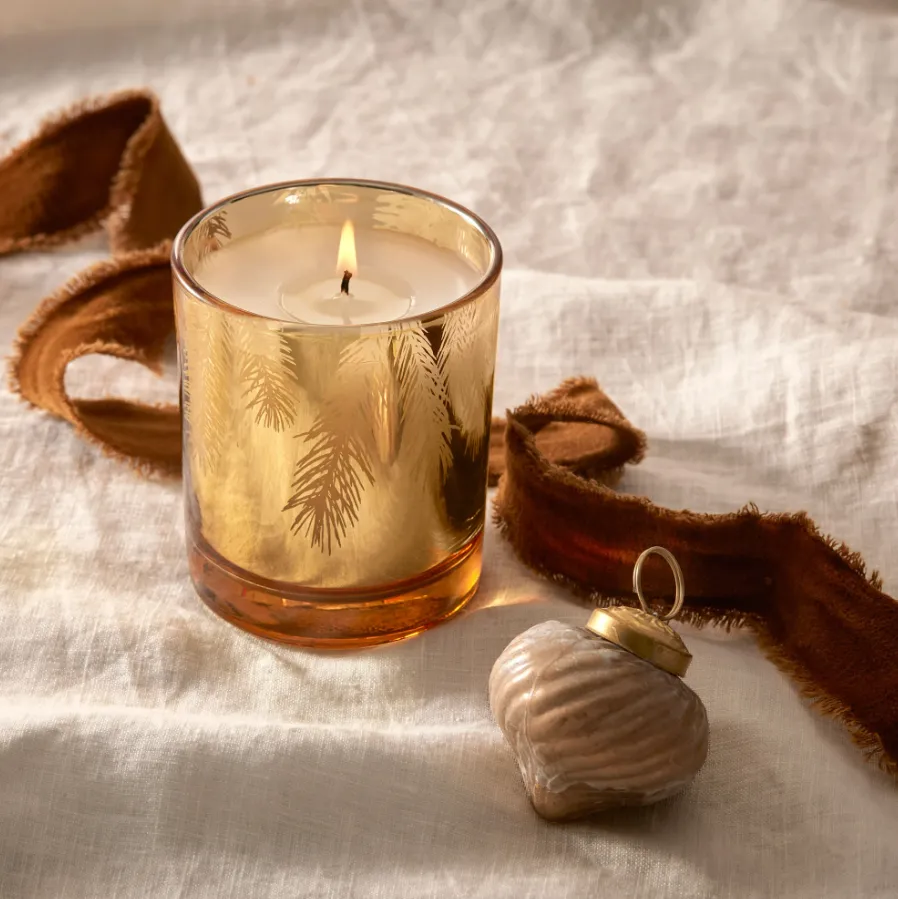 Frasier Fir 6.5oz Gold Gilded Candle
