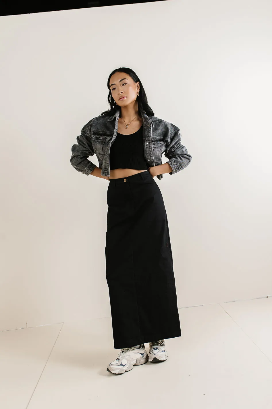 Hayes Cropped Denim Jacket - FINAL SALE