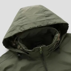 Heltros - Lichte Parka Winterjas Heren met Waterdichte Rits