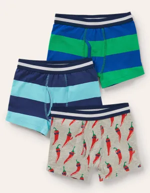 Jersey Boxers 3 Pack-Multi Chillies