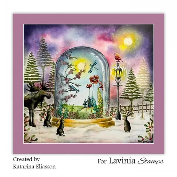 Lavinia Stamps - Snowy Fir Tree Small