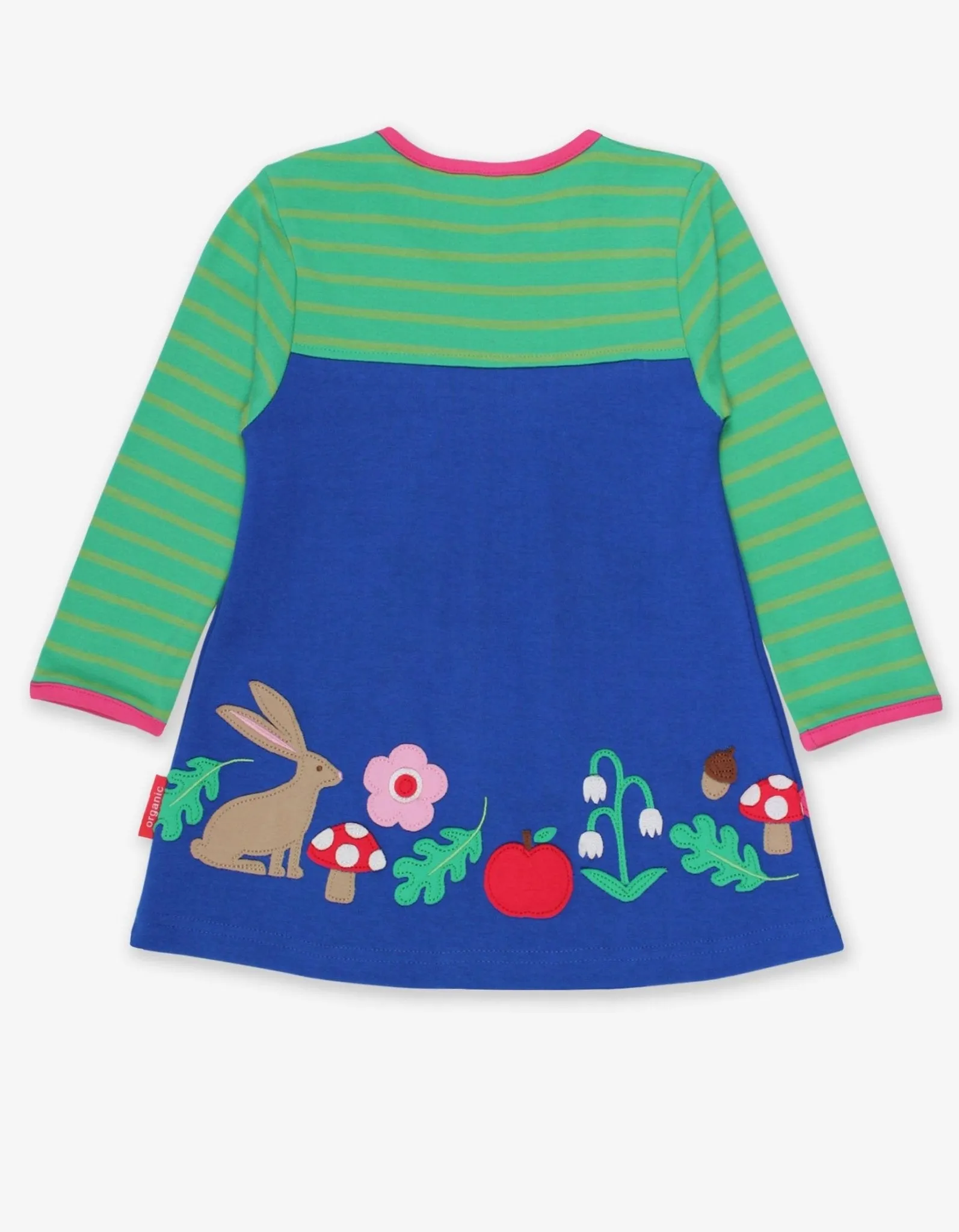 Organic Forest Adventure Applique T-Shirt Dress