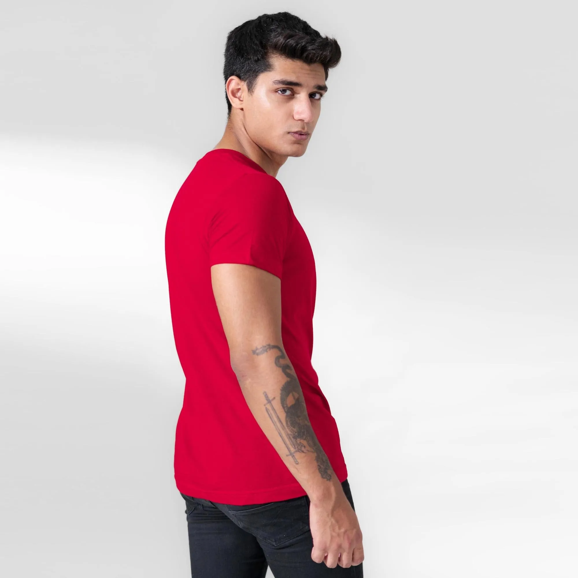 Polo Republica Men's Essentials Combed Cotton Short Sleeve Tee Shirt