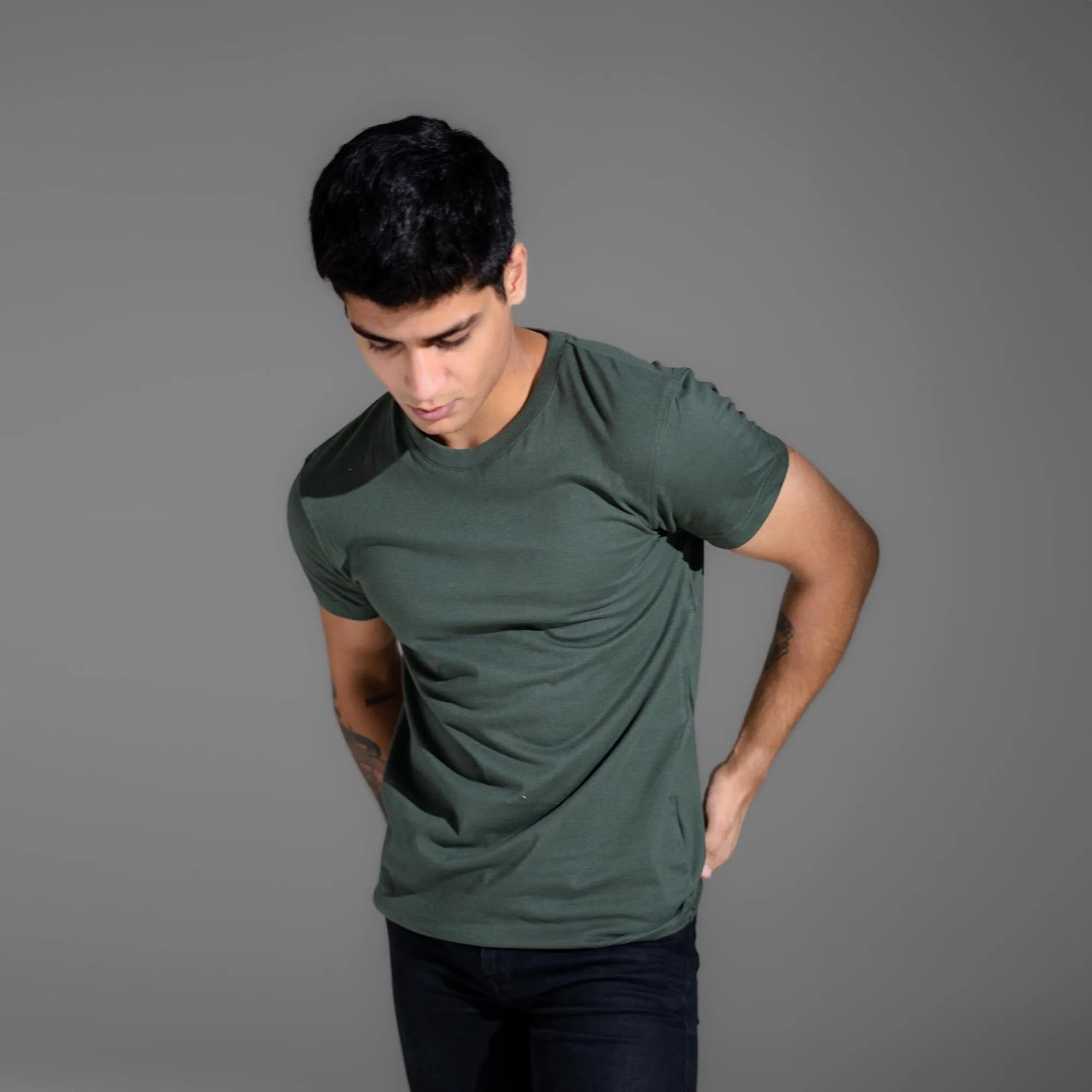 Polo Republica Men's Essentials Combed Cotton Short Sleeve Tee Shirt