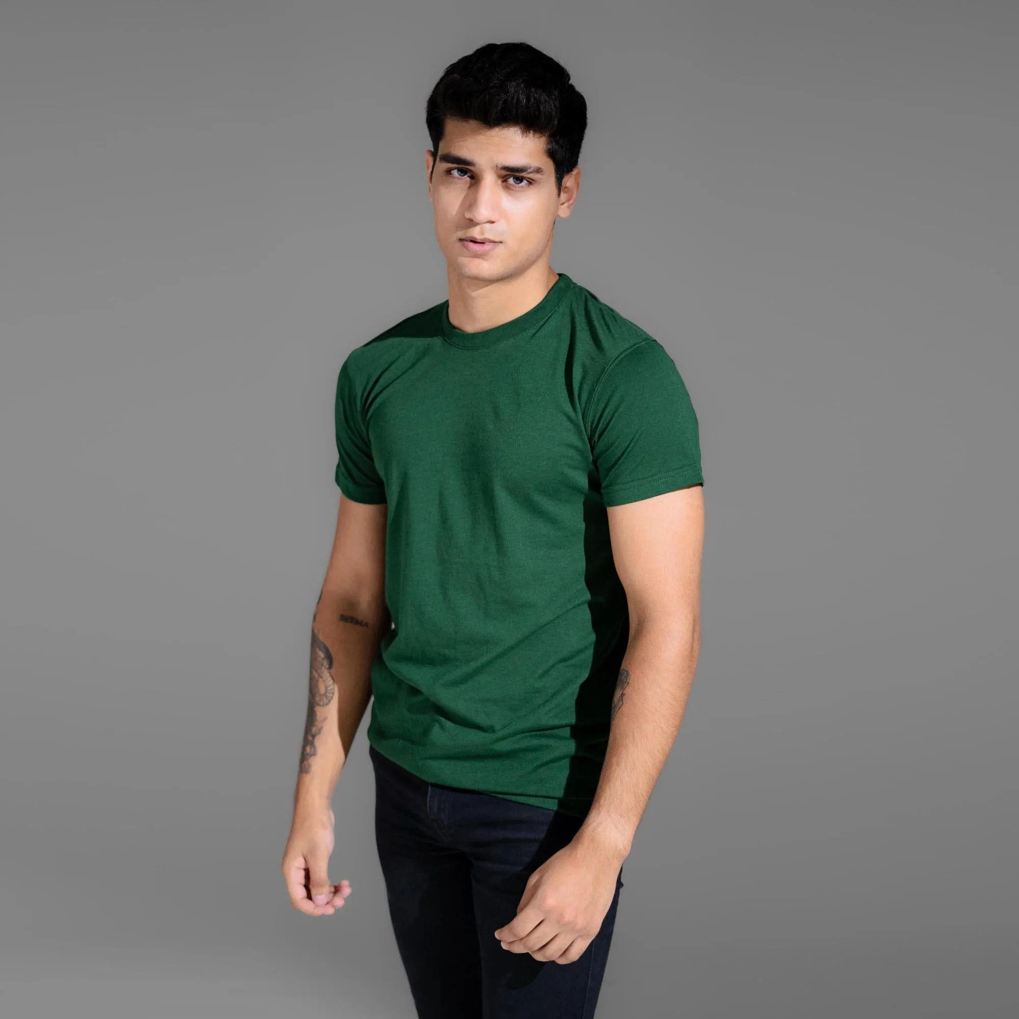 Polo Republica Men's Essentials Combed Cotton Short Sleeve Tee Shirt