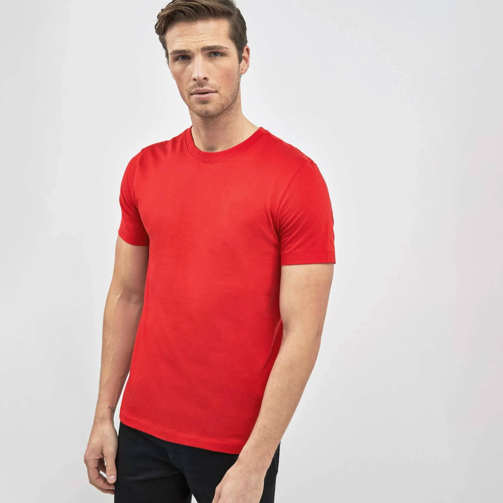 Polo Republica Men's Essentials Combed Cotton Short Sleeve Tee Shirt