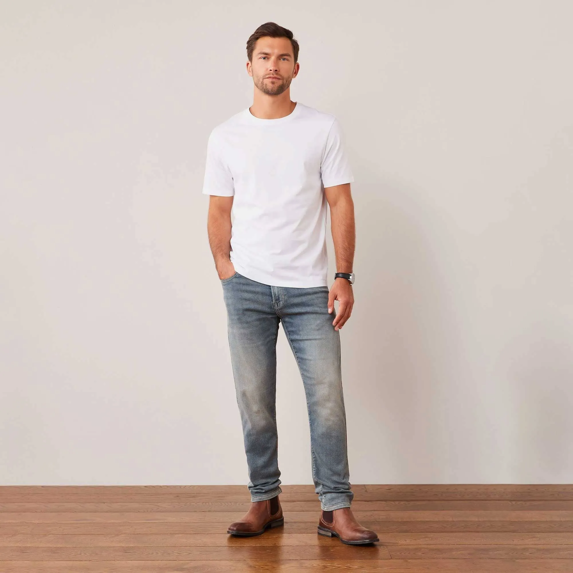 Polo Republica Men's Essentials Combed Cotton Short Sleeve Tee Shirt