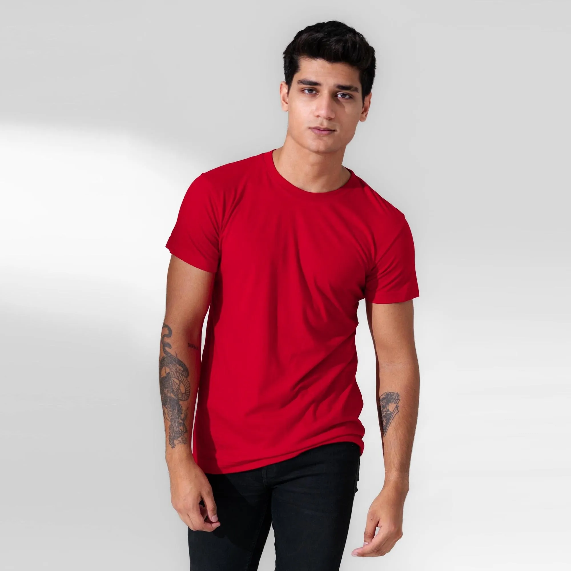 Polo Republica Men's Essentials Combed Cotton Short Sleeve Tee Shirt