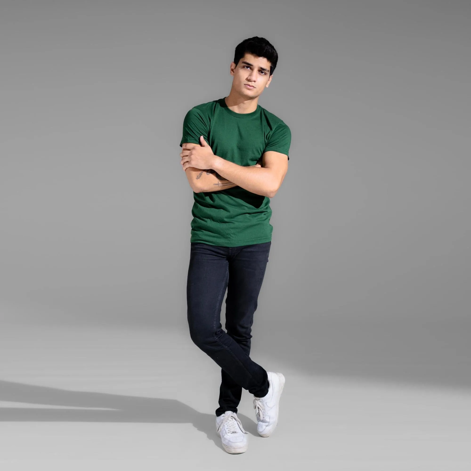 Polo Republica Men's Essentials Combed Cotton Short Sleeve Tee Shirt