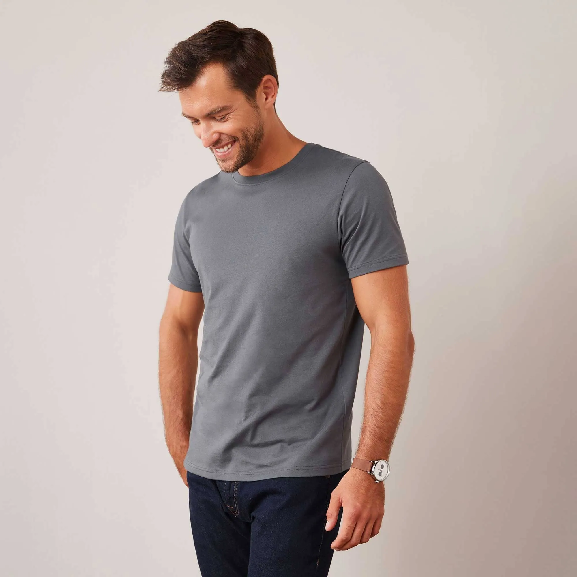 Polo Republica Men's Essentials Combed Cotton Short Sleeve Tee Shirt