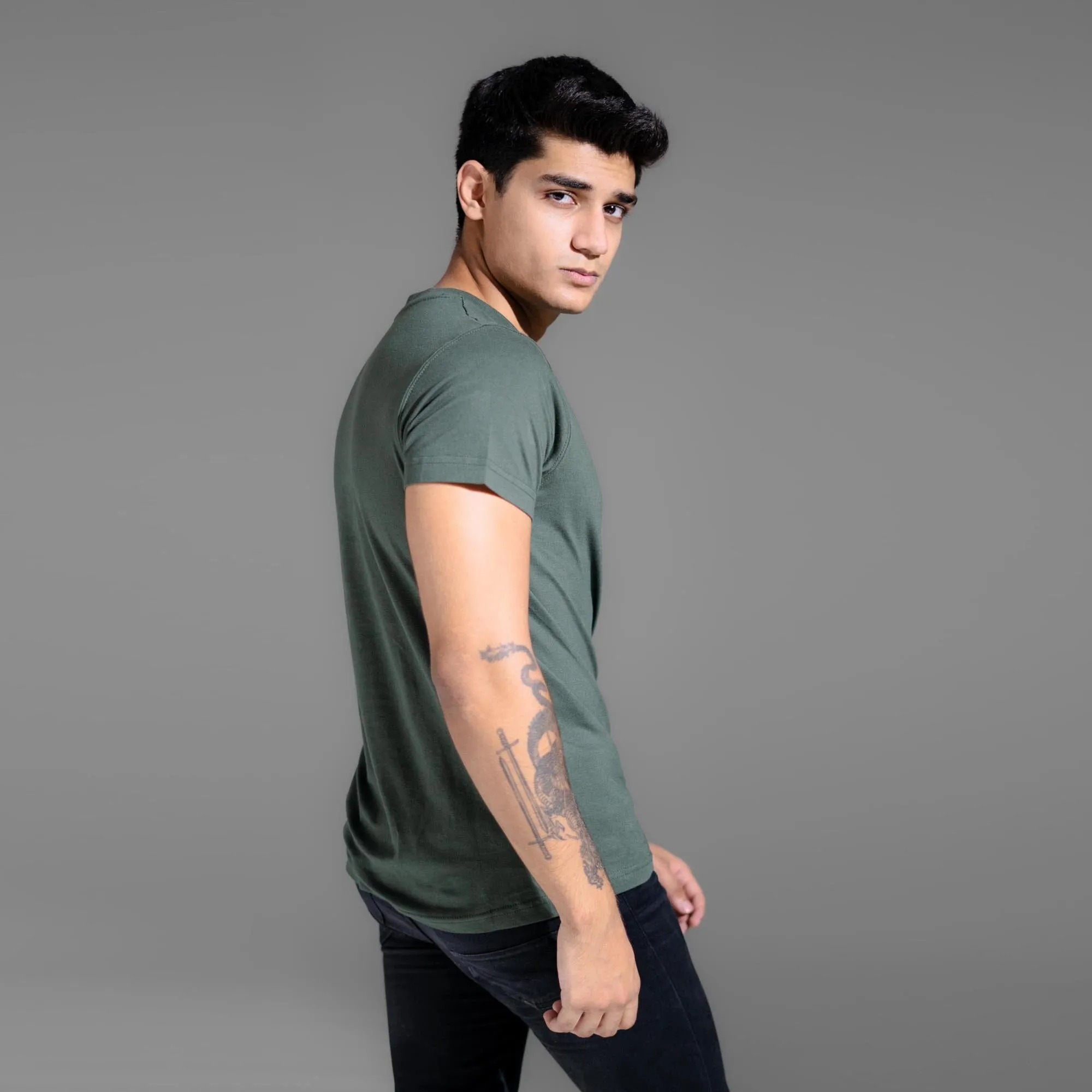 Polo Republica Men's Essentials Combed Cotton Short Sleeve Tee Shirt