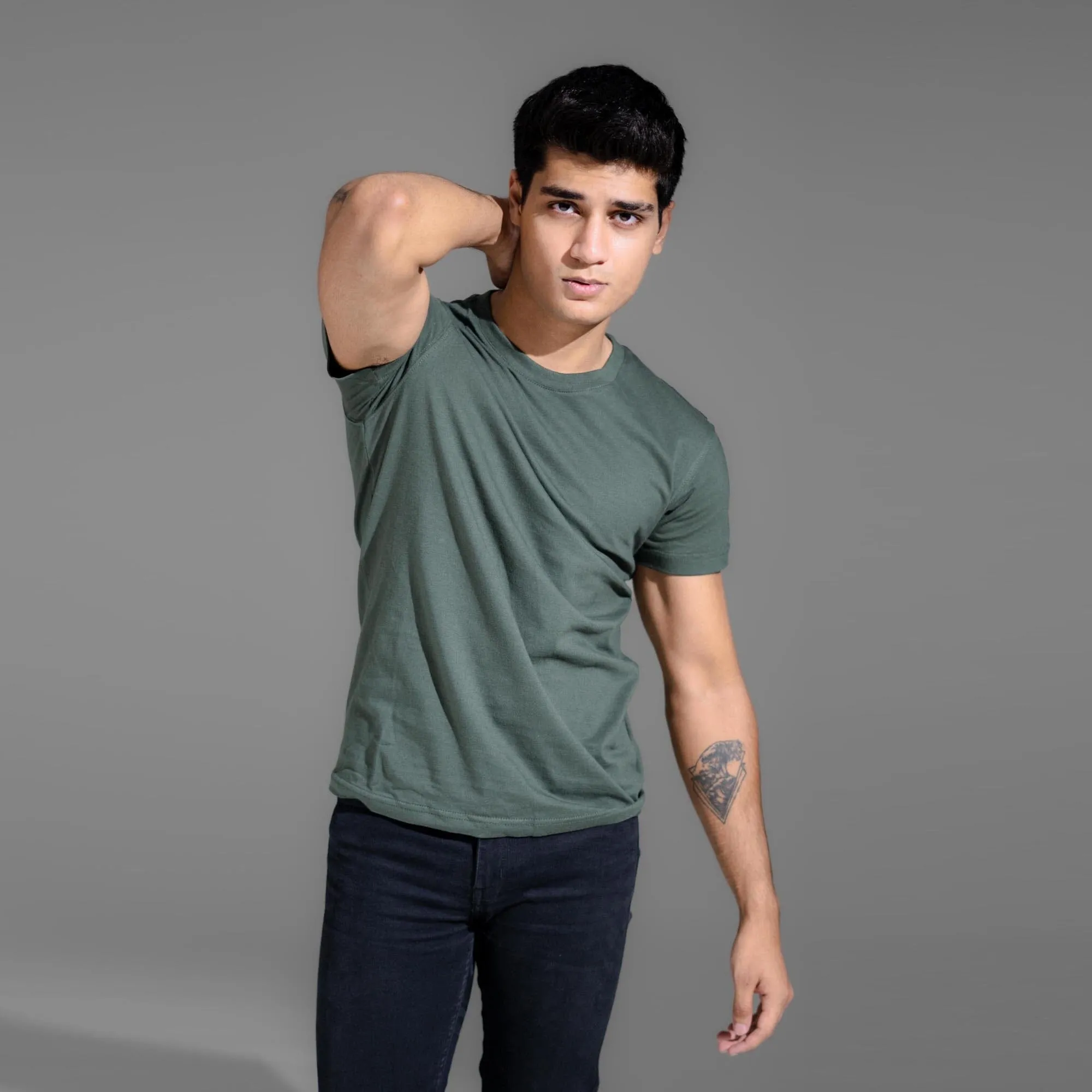 Polo Republica Men's Essentials Combed Cotton Short Sleeve Tee Shirt