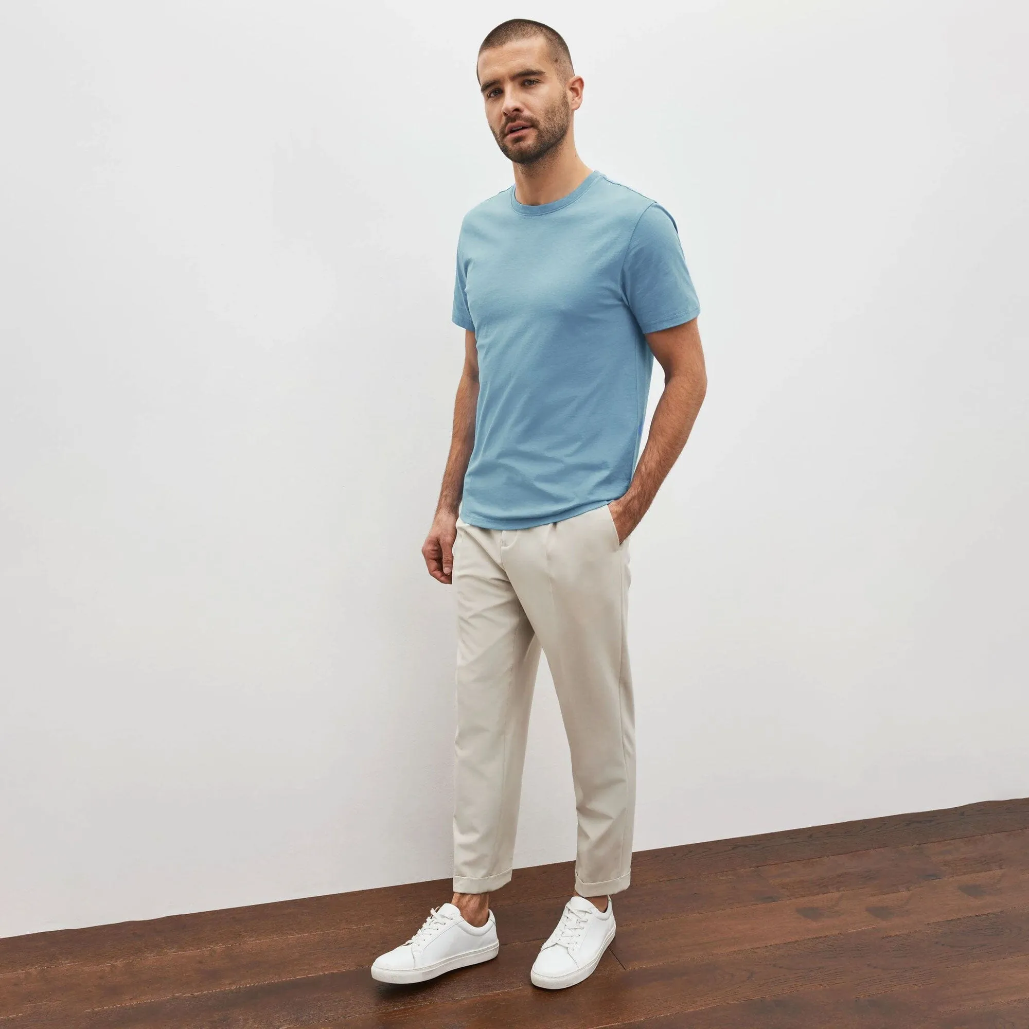 Polo Republica Men's Essentials Combed Cotton Short Sleeve Tee Shirt