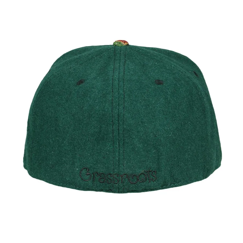 Removable Bear Cypress Forest Fitted Hat
