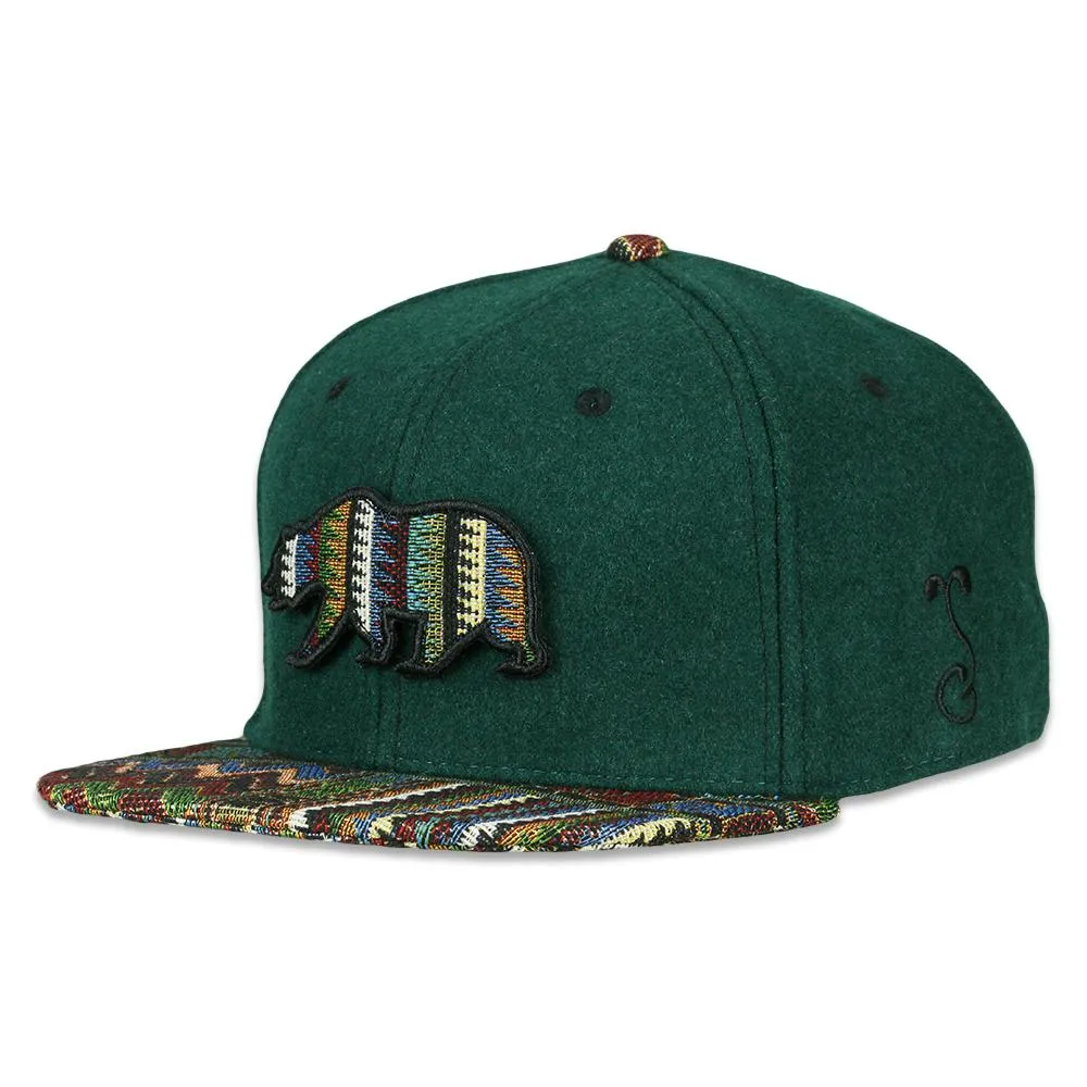 Removable Bear Cypress Forest Fitted Hat
