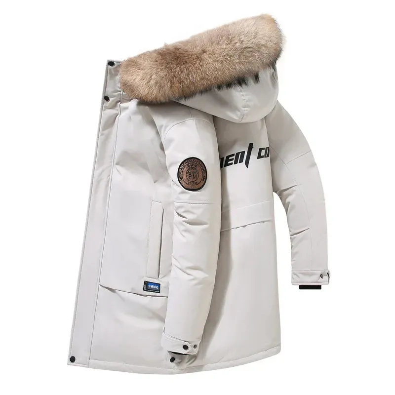 Stoomer - Parka Winterjas Heren – Winddicht met Bontkraag en Verstelbare Capuchon
