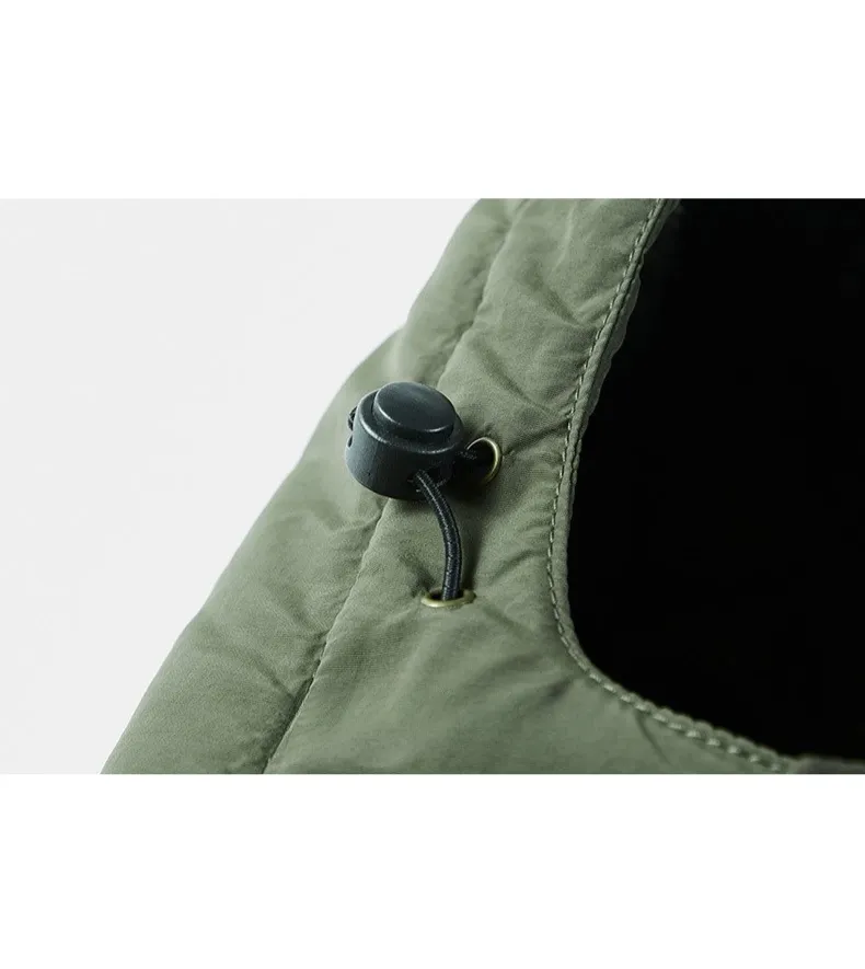 Thermos - Parka Winterjas Heren – Warm Gevoerd met Capuchon en Meerdere Zakken