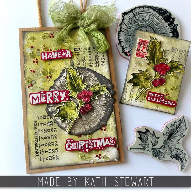 Tim Holtz Cling Stamps 7"X8.5" - Forest Floor 2