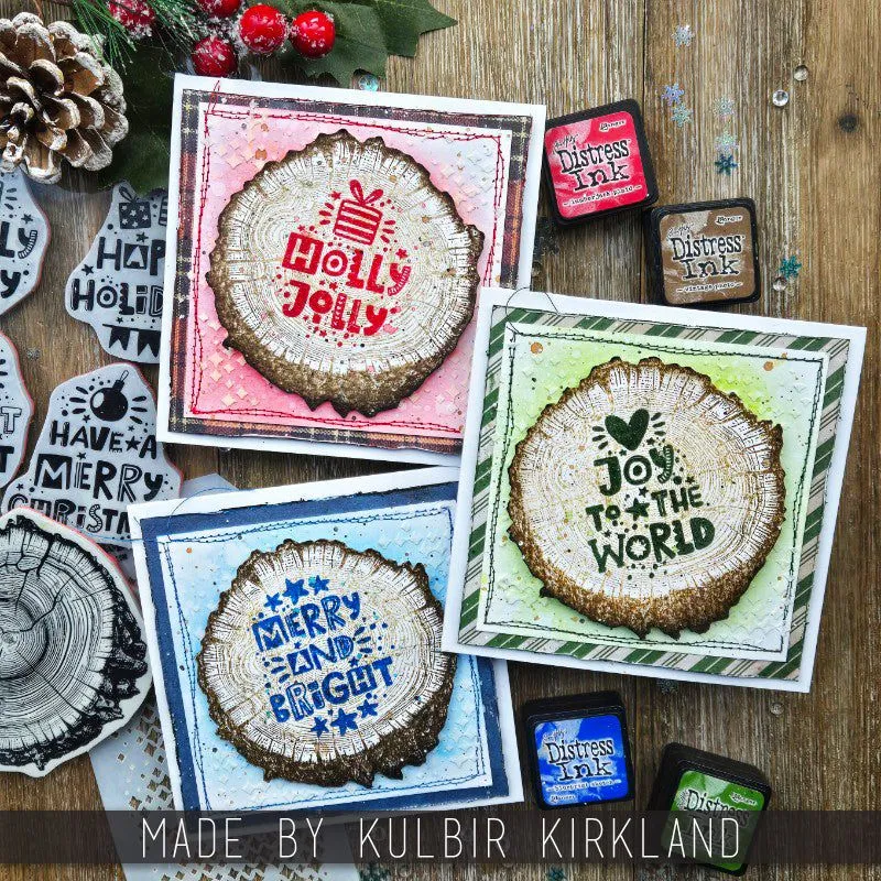 Tim Holtz Cling Stamps 7"X8.5" - Forest Floor 2