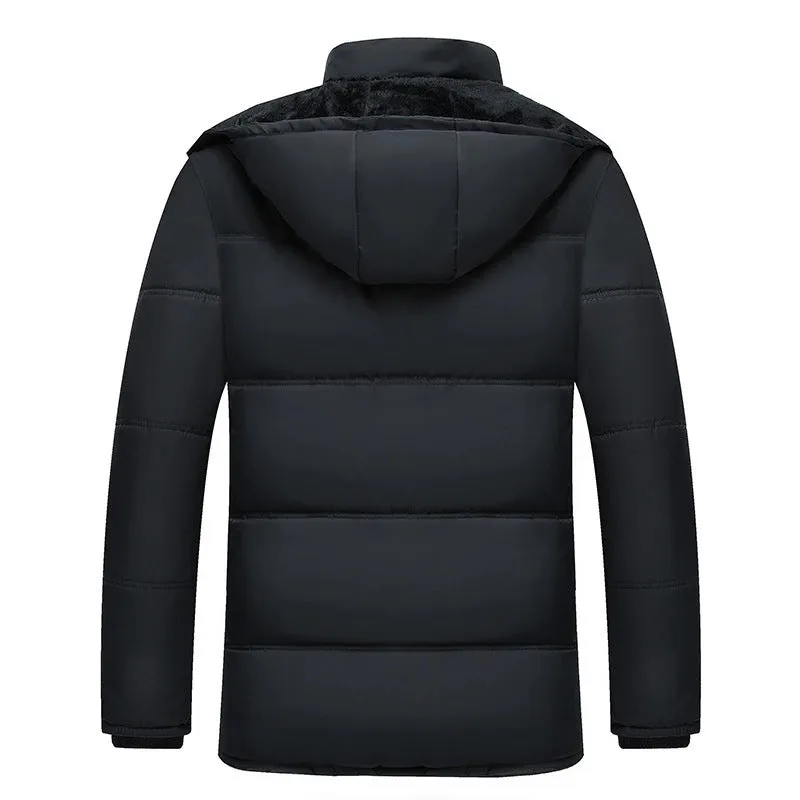 Tommy™ dik waterdicht bont met rits Parka winterjas