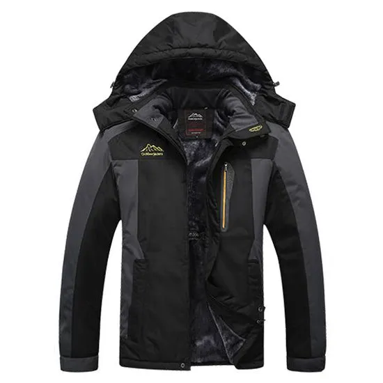 Tommy™ lichtgewicht waterdichte patchwork parka winterjas