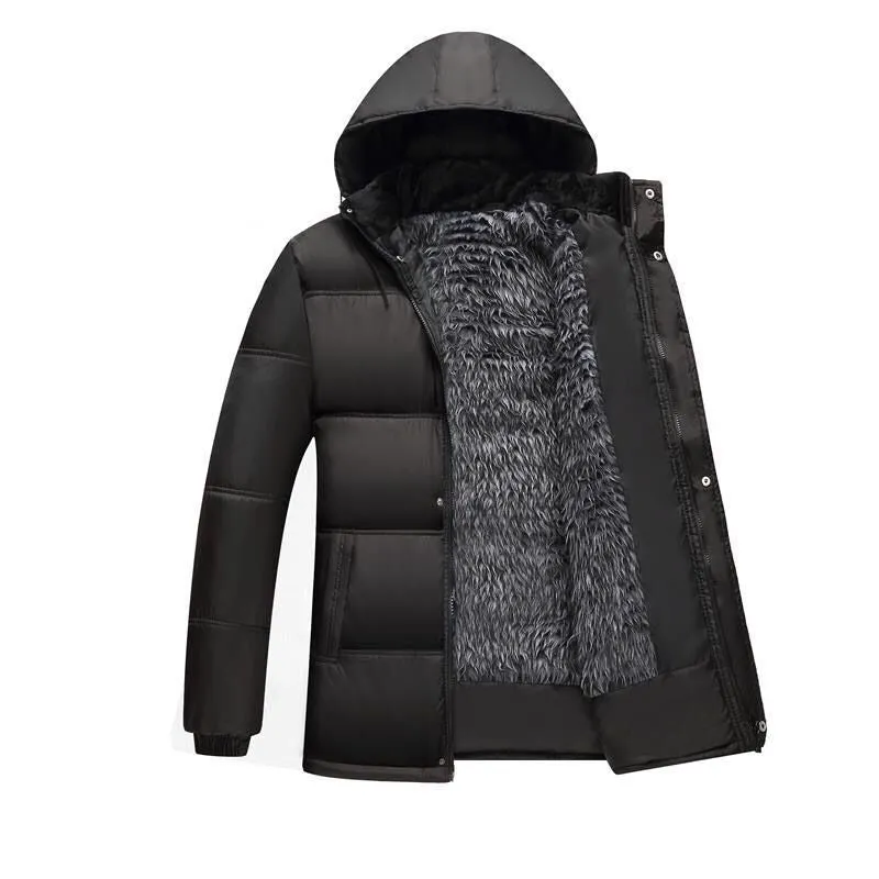 Tommy™ waterdichte dik bont capuchon comfortabele parka winterjas